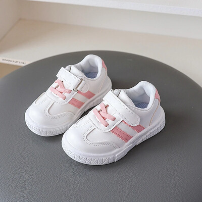 2025. gada balti ikdienas apavi Bērnu vieglas kedas Elpojošs teniss sporta apavi meitenēm, bērniem zēniem, skeitborda apavi, plakani I01172