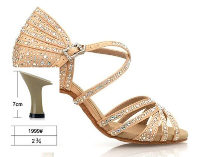 Karsti pārdod latīņu deju apavus profesionālas mīkstas zoles balles deju kurpes mežģīņu briljanta performances deju kurpes