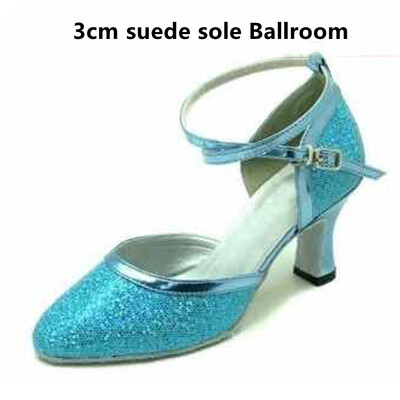 Salsa deju apavi ar slēgtu purngalu Sieviešu latīņu deju apavi Glitter augstpapēžu kurpes 5cm 6cm 7cm balles tango deju kurpes Sieviešu sandales