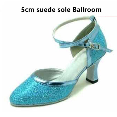 Salsa deju apavi ar slēgtu purngalu Sieviešu latīņu deju apavi Glitter augstpapēžu kurpes 5cm 6cm 7cm balles tango deju kurpes Sieviešu sandales