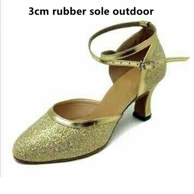 Salsa deju apavi ar slēgtu purngalu Sieviešu latīņu deju apavi Glitter augstpapēžu kurpes 5cm 6cm 7cm balles tango deju kurpes Sieviešu sandales