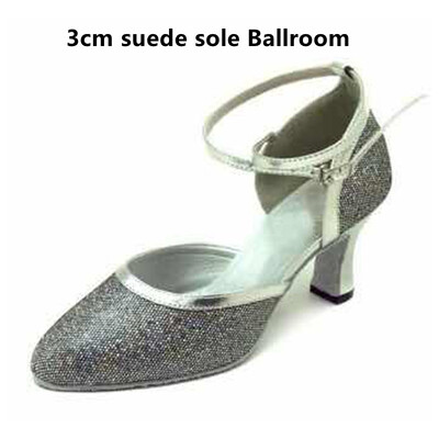 Salsa deju apavi ar slēgtu purngalu Sieviešu latīņu deju apavi Glitter augstpapēžu kurpes 5cm 6cm 7cm balles tango deju kurpes Sieviešu sandales