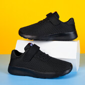 Zēnu elpojoši skriešanas apavi Viegli meiteņu sporta apavi Sezonāli āra bērnu apavi ar melnu tīklu, elpojoši ikdienas apavi