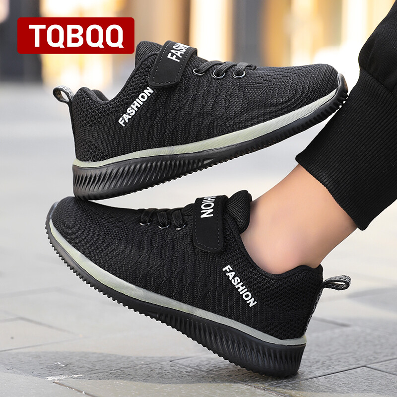 Παιδική μόδα ύφασμα αναπνεύσιμα παπούτσια τρεξίματος Απορρόφηση κραδασμών Αντοχή στη φθορά Παιδικό υπαίθριο σχολείο Flat casual sneaker