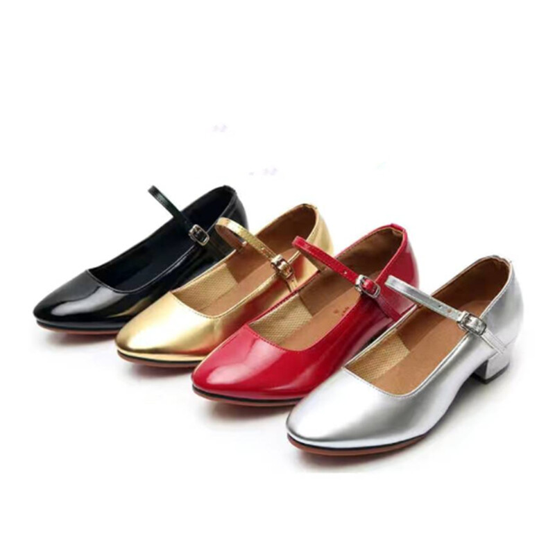 Ballroom Indoor/Outdoor Party Modern Dance Cipele Valcer Tango Ples Zatvoreni prsti Salsa Cipele Za Djevojčice Dame Žene Peta 3.5CM