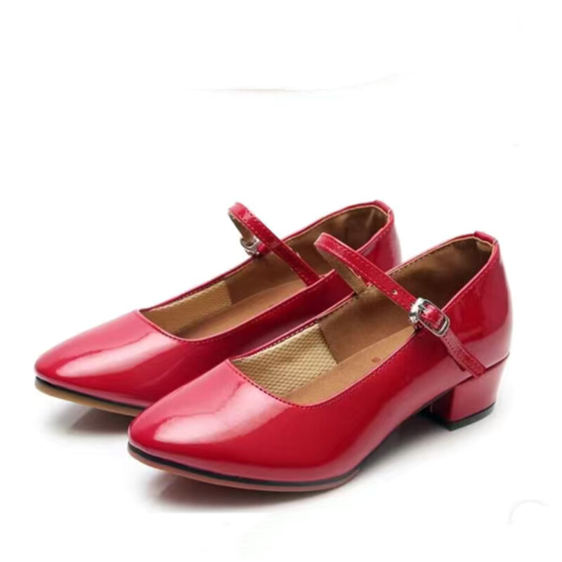 Ballroom Indoor/Outdoor Party Modern Dance Cipele Valcer Tango Ples Zatvoreni prsti Salsa Cipele Za Djevojčice Dame Žene Peta 3.5CM