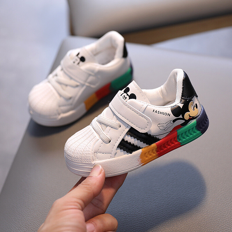 Άνοιξη και φθινόπωρο για αγόρια και κορίτσια Παπούτσια για περπάτημα για μωρά Παπούτσια σανίδας μαλακής σόλας Παιδικά μονό παπούτσια Αντιολισθητικά και αναπνεύσιμα sneak