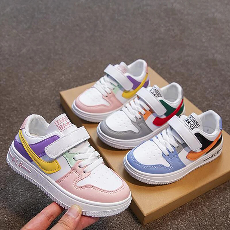 Bērnu apavi Unisex zēniem un meitenēm ikdienas sporta apavi Jauni bērnu studentu brīvā laika apavi skriešanai, neslīdoši sporta apavi ar mīkstu apakšu