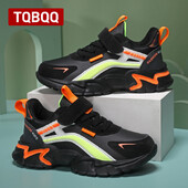 Bērnu un zēnu ādas ūdensnecaurlaidīgi sporta apavi bērniem, moderni ikdienas sporta apavi, skolas klases ceļu pretslīdes skriešanas apavi