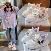 Bērnu Cute Melody Casual Board Shoes Meiteņu multfilmas kedas Pavasarim un rudenim Jaunas Kawaii Kuromi Pretslip mīkstas zoles apavi