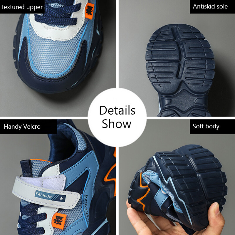 Bērnu zēnu kedas staigāšanai, elpojoši ikdienas apavi bērnu meitenēm Skolas skriešanas apavi Ērti sporta apavi, neslīd