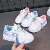 Sanrio meiteņu modes jauka multfilma Cinnamoroll ikdienas sporta apavi Bērnu jauki pušķi Pretslīdēšanas kedas bērnu galda apavi