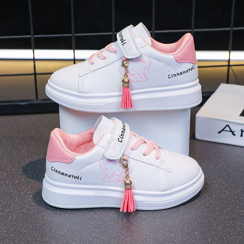 Sanrio tüdrukute mood armas multikas Cinnamoroll vabaaja spordijalatsid Laste armsad tutid Libisemisvastased tossud Laste lauajalatsid