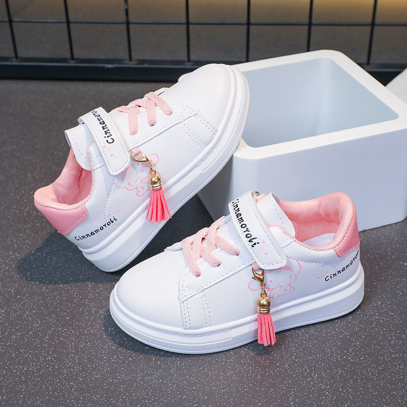 Sanrio tüdrukute mood armas multikas Cinnamoroll vabaaja spordijalatsid Laste armsad tutid Libisemisvastased tossud Laste lauajalatsid