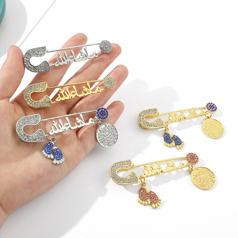 Musulmaņu islāms Mashallah Allah Turkish Four Qul Suras Masala Islāma In Arābu Piespraudes Apģērbu Aksesuāri Dāvanas