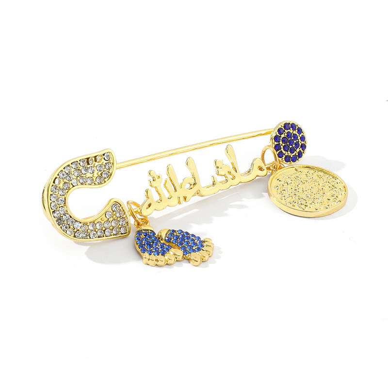 Musulmaņu islāms Mashallah Allah Turkish Four Qul Suras Masala Islāma In Arābu Piespraudes Apģērbu Aksesuāri Dāvanas