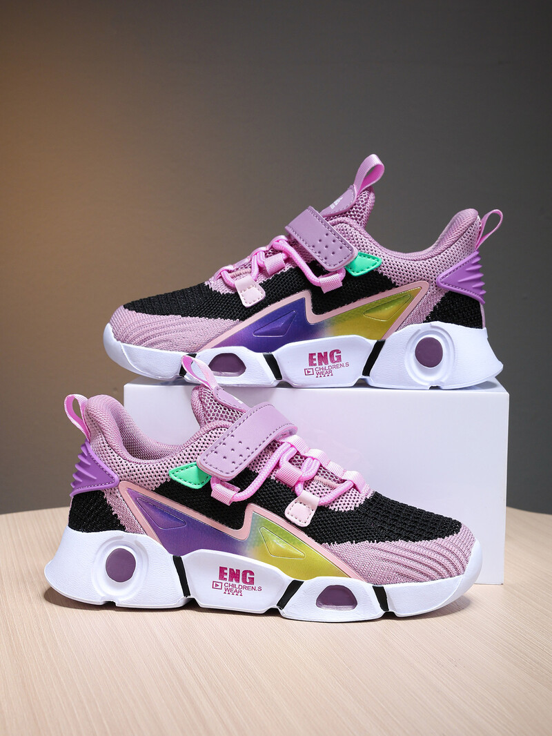 2024. gada jauni moderni bērnu ikdienas sporta apavi, ērti un elpojoši tīkla apavi studentiem