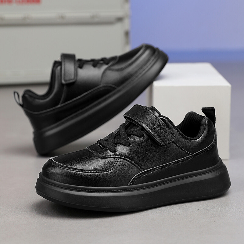 Dječje crne sportske cipele, cipele za dječake, ravne kožne cipele, dječje male bijele cipele, lagani sportski tenis za djevojčice,