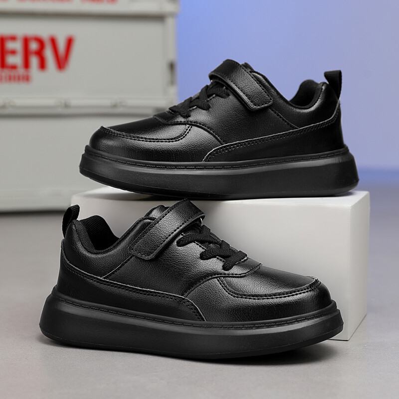 Dječje crne sportske cipele, cipele za dječake, ravne kožne cipele, dječje male bijele cipele, lagani sportski tenis za djevojčice,