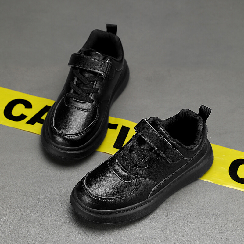 Dječje crne sportske cipele, cipele za dječake, ravne kožne cipele, dječje male bijele cipele, lagani sportski tenis za djevojčice,