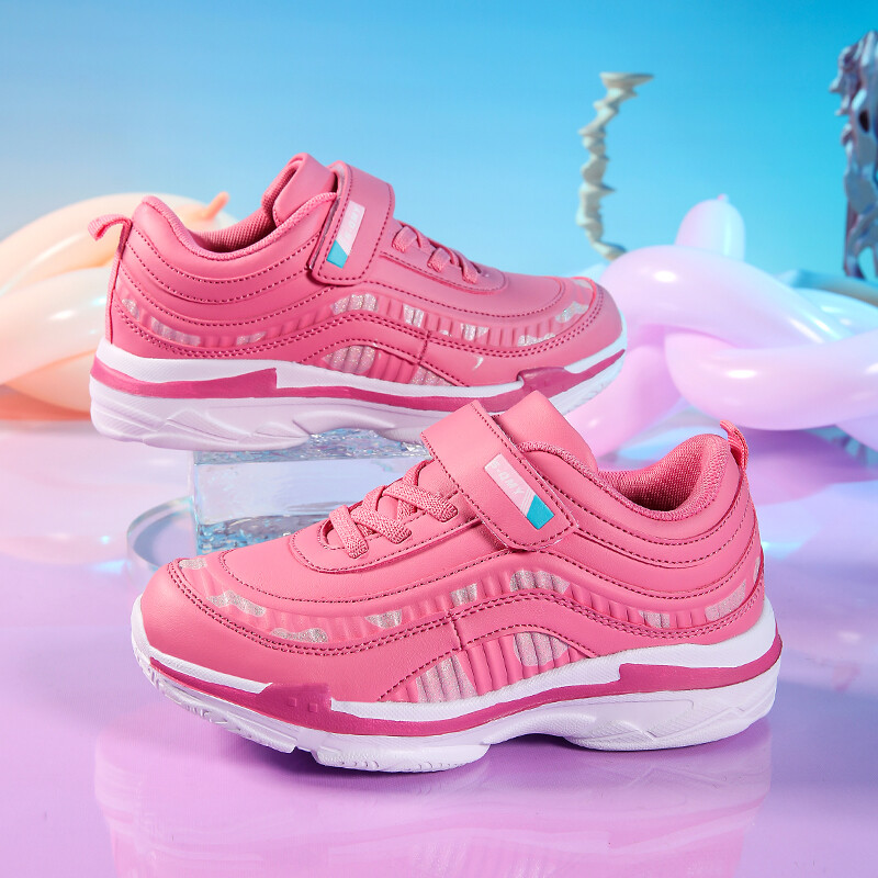 Jauki bērnu kedas meitenēm kurpes Luksusa ādas vieglas bērnu ikdienas apavi Skriešanas sporta skola Tenisa čības meitenēm