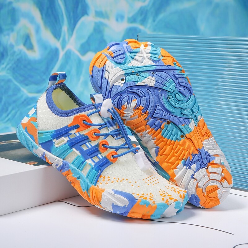 Gyorsan száradó vízicipők gyerekeknek Csúszásgátló kopásálló párnázás, puha, légáteresztő tornacipők mezítlábas gyerekcipők ﻿