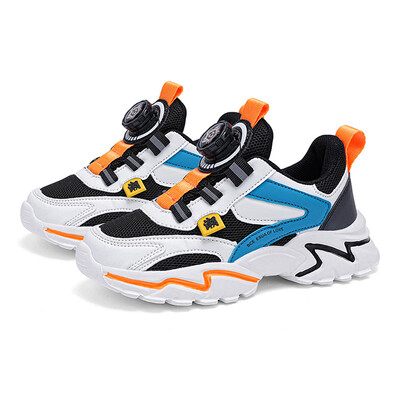 Bērnu apavi Zēniem Skriešanas Sporta Apavi Trenažieri Sporta apavi Lieli Bērnu Elpojošs Tīkla skolas apavi Mīksta Zole Ikdienas pastaigu teniss