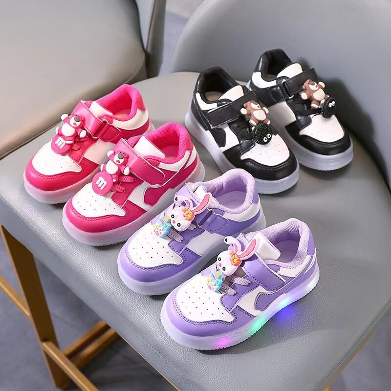 LED Cipők Disney Stellalou Sportcipők Gyerekek Alkalmi Cipők Pókember Cipők Gyerekek Világító Cipők Spiderman Teniszcipők