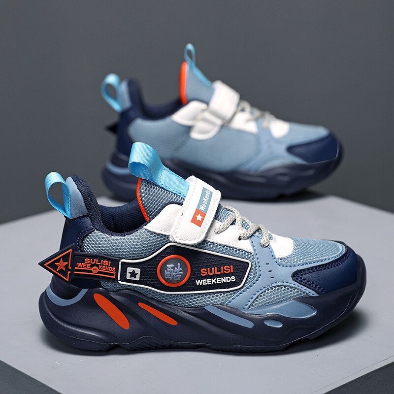 Pavasara rudens bērnu apavi meitenēm modes čības 3 krāsās Augstas kvalitātes bērnu ikdienas apavi Elpojoši āra skriešanas apavi