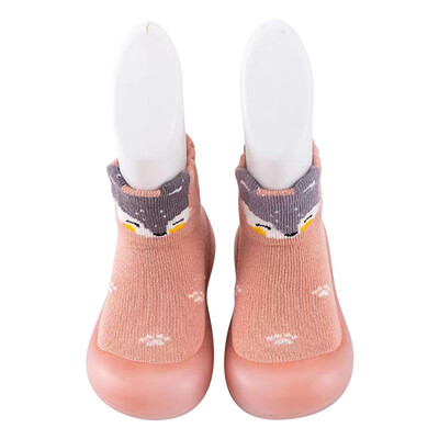Zīdaiņu grīdas zeķes pavasara un rudens zīdaiņiem iekštelpu pretslīdes pastaigu apavi jaundzimušajiem, izolētas mīkstas zoles, pret krišanas zeķes un apavi