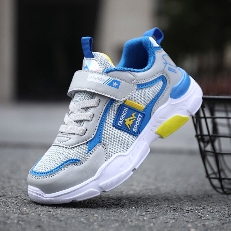 Bērnu apavi skriešanas zēnu skola vasaras ikdienas sporta apavi basketbols