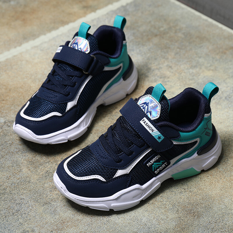 Bērnu apavi skriešanas zēnu skola vasaras ikdienas sporta apavi basketbols