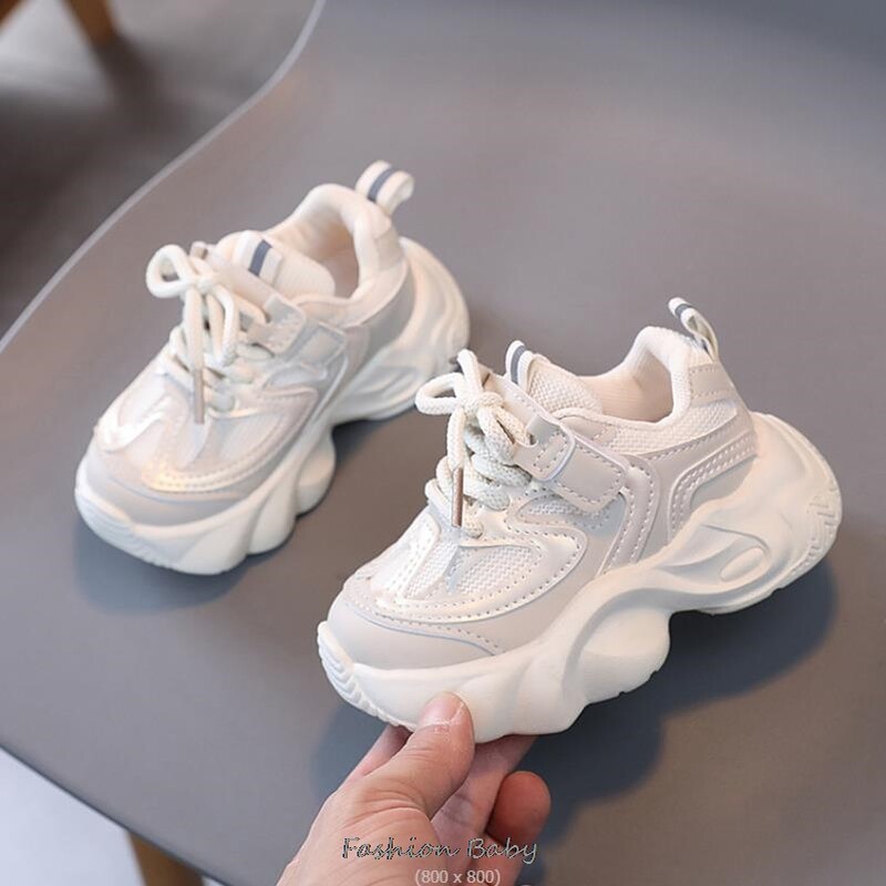 Bērnu apavi zēniem Modes Meiteņu mīkstās kedas Sporta skriešanas Teniss Bērnu Plakanas Ikdienas zīdaiņu Toddler Apavi āra kedām