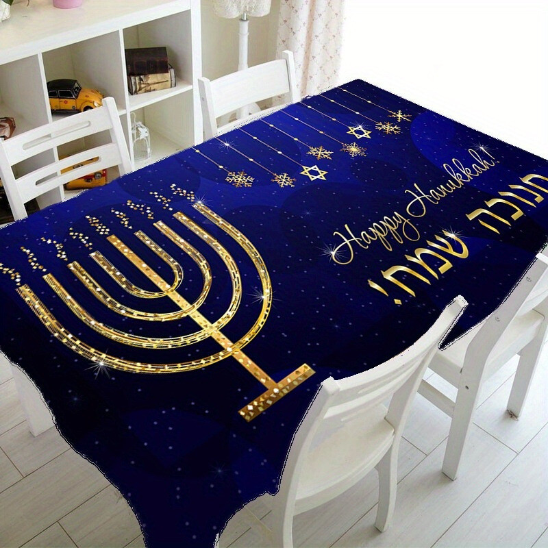 Határon átnyúló új karácsonyi gyári közvetlen szállítás egyedi dohányzóasztal négyzet alakú kerek asztal vízálló színes terítő étkezőasztal poliészter nagy