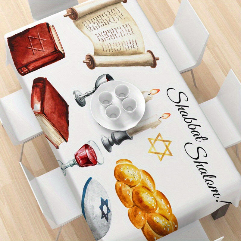 Határon átnyúló új karácsonyi gyári közvetlen szállítás egyedi dohányzóasztal négyzet alakú kerek asztal vízálló színes terítő étkezőasztal poliészter nagy