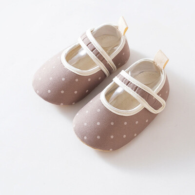 MILANCEL New Spring Baby Prewalker 0-18 M Toddler Cute Dots Neslīdoši apavi zīdaiņiem, 5 krāsu grīdas apavi