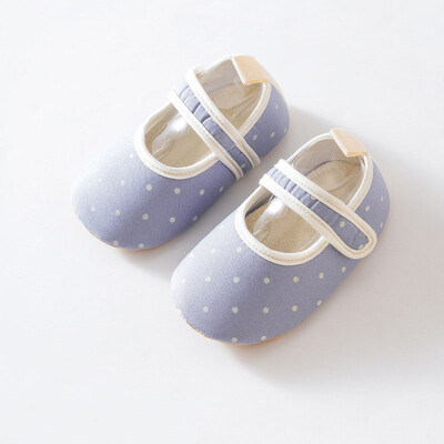 MILANCEL New Spring Baby Prewalker 0-18 M Toddler Cute Dots Neslīdoši apavi zīdaiņiem, 5 krāsu grīdas apavi