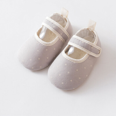 MILANCEL New Spring Baby Prewalker 0-18 M Toddler Cute Dots Neslīdoši apavi zīdaiņiem, 5 krāsu grīdas apavi