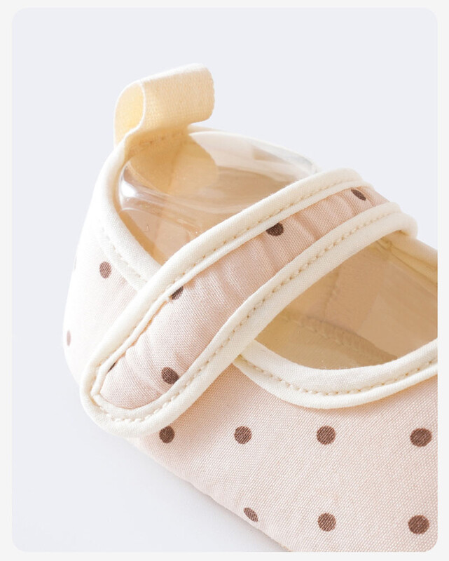 MILANCEL New Spring Baby Prewalker 0-18 M Toddler Cute Dots Neslīdoši apavi zīdaiņiem, 5 krāsu grīdas apavi