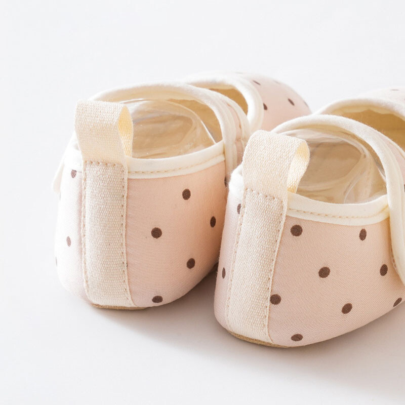 MILANCEL New Spring Baby Prewalker 0-18 M Toddler Cute Dots Neslīdoši apavi zīdaiņiem, 5 krāsu grīdas apavi