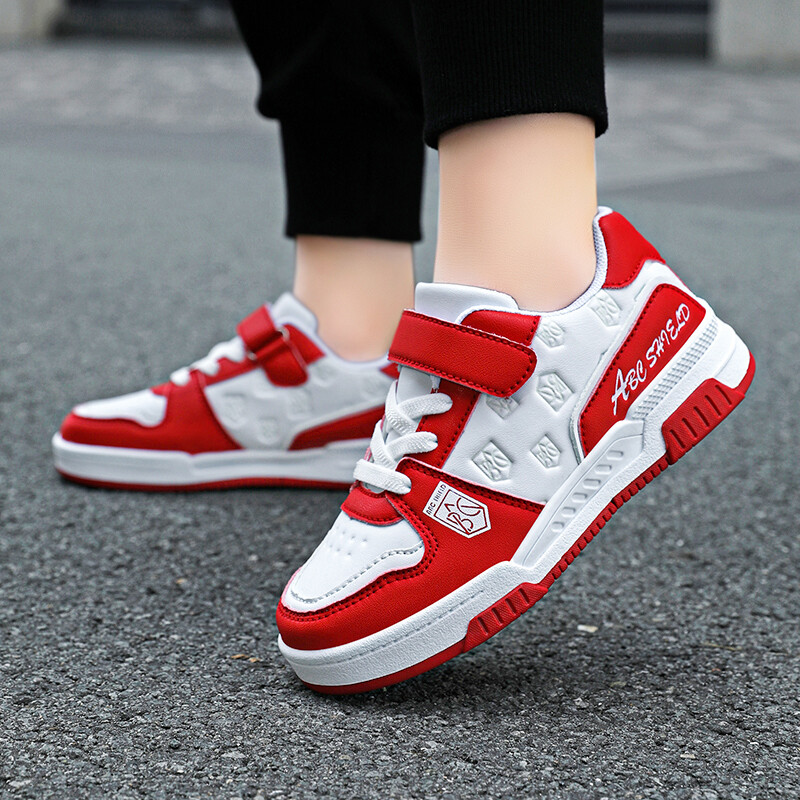 Augstas kvalitātes Bērnu kedas Zēnu Basketbola Apavi Elpojoši Skriešanas Sporta Apavi Āra Neslīdoši Bērnu Basketbola Apavi