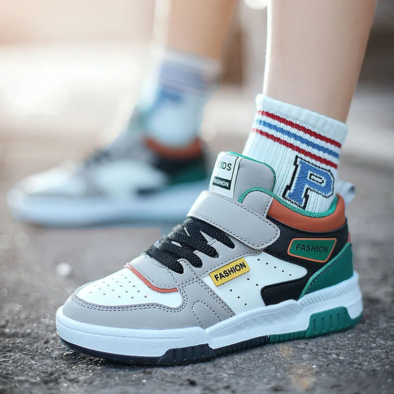 Dizains Bērnu čības zēniem Apavi Skeitbords Bērni Ikdienas apavi Rudens Sports Teniss Augstas čības zēniem