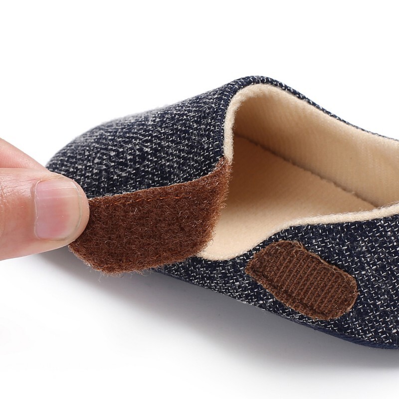 Jauni kokvilnas apavi zīdaiņiem Mīksta neslīdoša gumijas zole jaundzimušo mazuļu apavi Pirmie staigulīši karikatūras apavi Baby Boy Girl