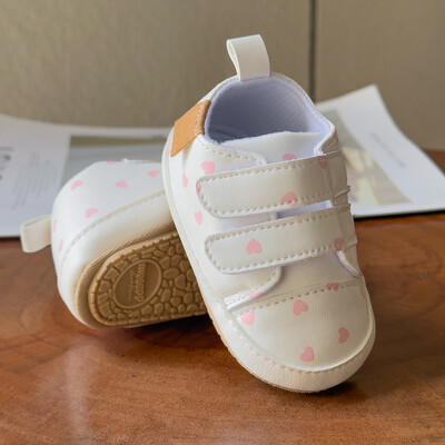 Jaundzimušo apavi Zēniem Zēniem Meiteņu Kurpes Klasiskās Ādas Gumijas Zole Pretslīdēšanas Toddler First Walkers Zīdaiņu meiteņu apavi Mokasīni