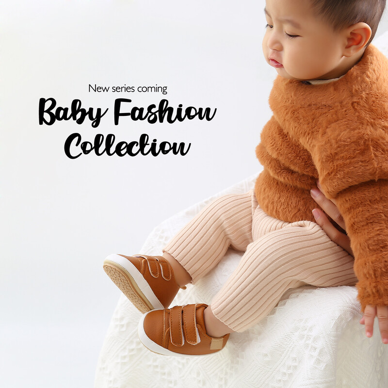 Jaundzimušo apavi Zēniem Zēniem Meiteņu Kurpes Klasiskās Ādas Gumijas Zole Pretslīdēšanas Toddler First Walkers Zīdaiņu meiteņu apavi Mokasīni