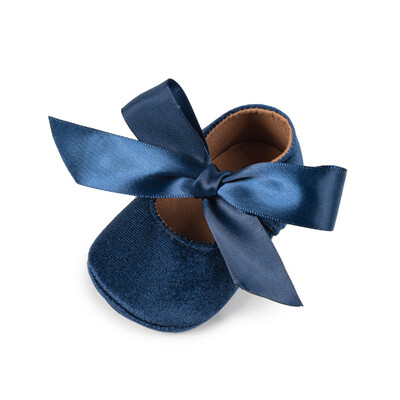 Meiteņu apavi Bowknot Dzīvokļi Kāzu Princeses Kleita Apavi Baleta čības Neslīdoša Gumijas zole Mazuļa pirmās pastaigas kurpes