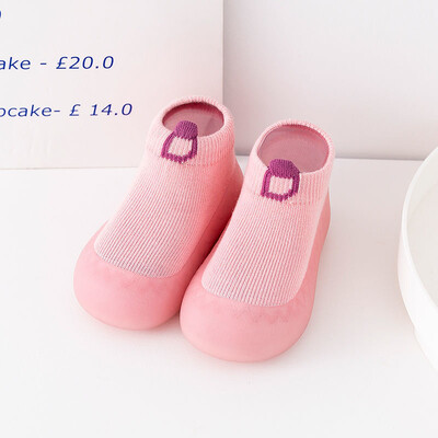 Zīdaiņu, toddler, pavasara vasara, mīkstas zoles zeķu kurpes Cute Animals Unisex Baby Neslīdošas grīdas zeķes Bērniem 0-3T Viegls priekšgājējs