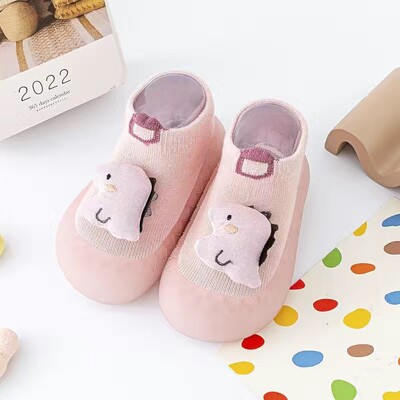 Zīdaiņu, toddler, pavasara vasara, mīkstas zoles zeķu kurpes Cute Animals Unisex Baby Neslīdošas grīdas zeķes Bērniem 0-3T Viegls priekšgājējs