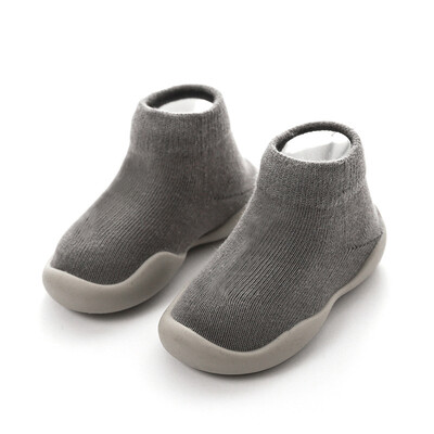 Unisex zīdaiņu apavi Pirmie apavi Zīdaiņu staigulīši Toddler First Walker Baby Girl Bērni Mīksta gumijas zole Bērnu apavi adīti zābaciņi Pretslīdes