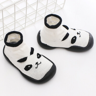 Unisex zīdaiņu apavi Pirmie apavi Zīdaiņu staigulīši Toddler First Walker Baby Girl Bērni Mīksta gumijas zole Bērnu apavi adīti zābaciņi Pretslīdes